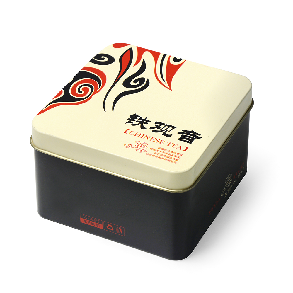 C-F001 93*93*62MM 正方型罐 茶叶罐 化妆品盒